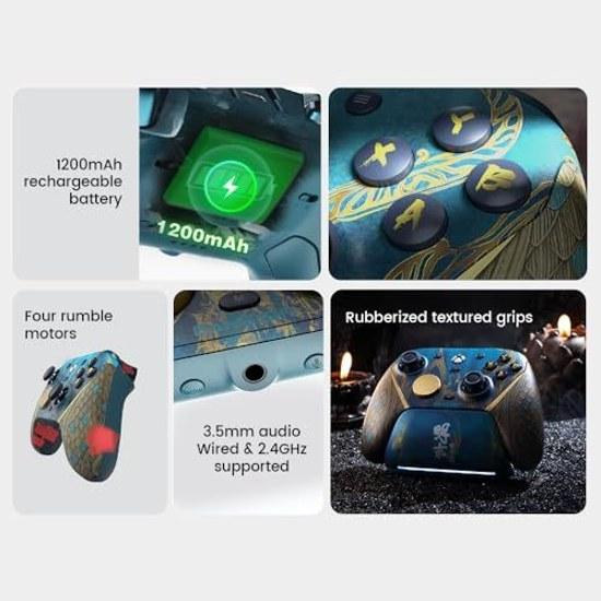 GameSir G7 Pro Wireless Game Controller Three Connection Modes (Bluetooth 2.4GHz Wired) 1000Hz Polling Rate Interchangeable Face Plates TMR Joysticks