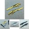 2 szt. Metalowe Emblematy 3D Jaguar Naklejki Zestaw Dla Modeli Xjs Xj6 Xk8 Xf I E Type