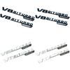 FUP1  Car Fender Side Emblem V8 Biturbo 4matic Logo For  C63S W205 E63S W213 S63 W222 GLC63S X253 GLE63S W167 AMG Accessories