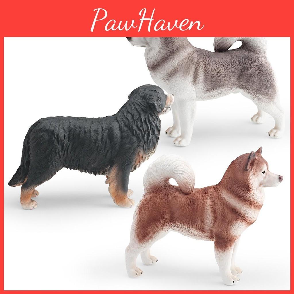 Pet Bernese Mountain Dog Alaskan Pvc Static Models For Kids Gift Learning