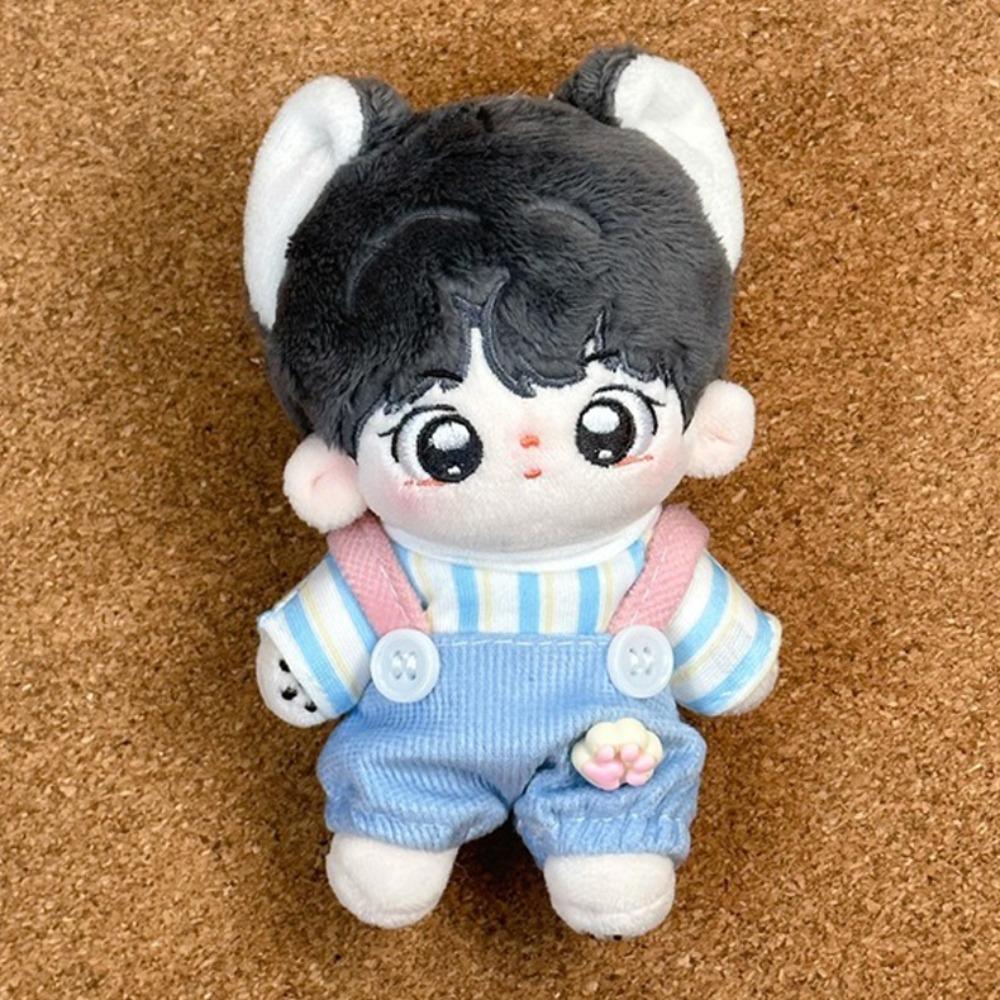 Cat Paw Pants 10cm Cotton Doll Clothes Suit Doll Dress Up Set Doll Clothes Outfit  Children's Gift