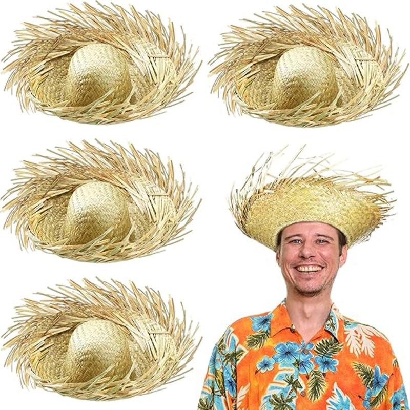 Elegant Panama Hat Straw Hat with Wide Brimmed, Cool and Comfortable Pava Hat Hawaiian Cap