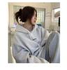Plus Size American Style Autumn/Winter Printed Women's Sweater for Students