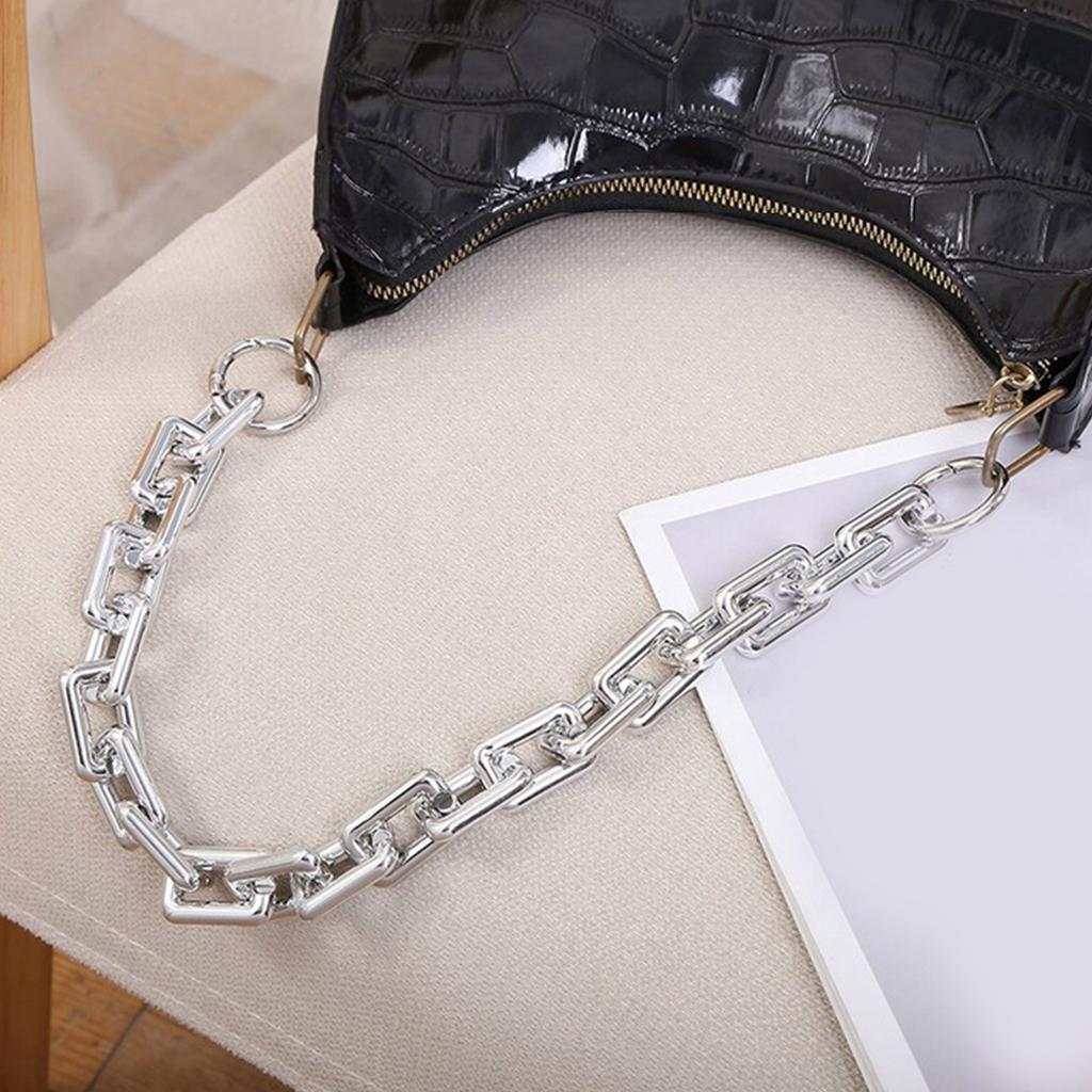 40/60cm Handbag Handle Bag Strap DIY Purse Replacement Chain Acrylic Purse Chain Strap Bag Strap Bag Accessories