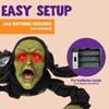 Joyfy 1pc Groundbreaker Halloween Decorations Zombie with Sound and Flashing Eyes Outdoor Scary Halloween Yard Decorations