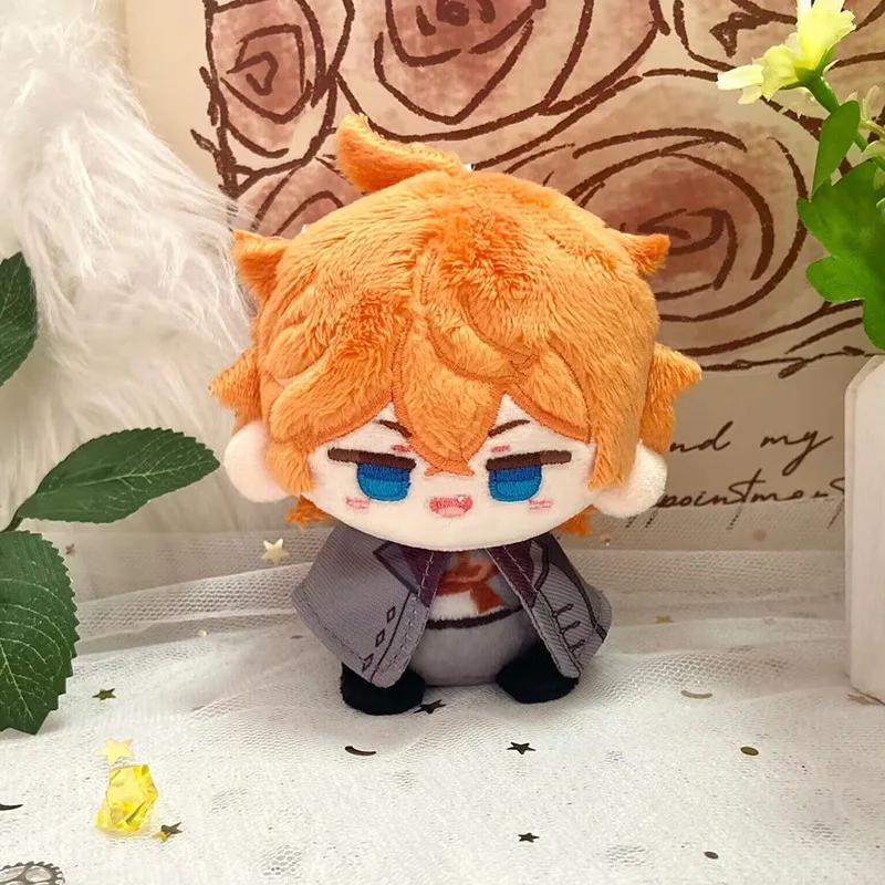Anime Cosplay Pendant Keychain for Kids Genshin Impact Plush Doll featuring Kaveh Tighnari Al Haitham Dottore Xiao Diluc Kazuha