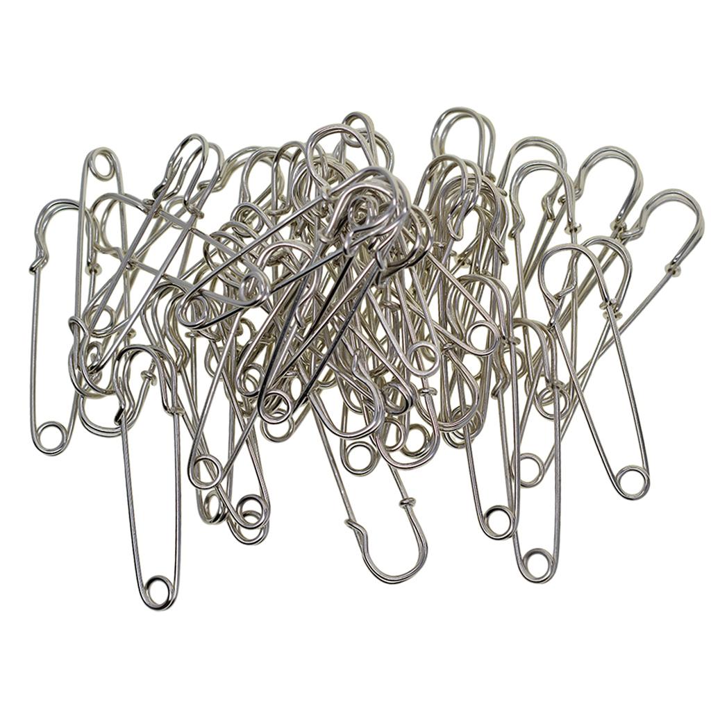 Safety Pins Large Heavy Duty Safety Pin 50pcs Blanket Pins Steel Wire Safety Pin