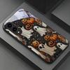 Halloween Ghost Art Black Phone Case For Samsung Galaxy S26 Ultra S25 Edge S24 FE S23 Plus S22 S21 S20 S22 S24 Glass Back Cover
