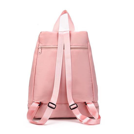 Rucksack, Sporttasche mit Schuhfach, verstellbarer Schultergurt, Reißverschluss, großes Fassungsvermögen, Seesack, tragbare Outdoor-Sport-Reisetasche