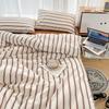 INS Stripe Series Printed Soft Bedding Set Duvet Cover Bedclothes Bedspread Pillowcases Flat Sheets Comforter Sets for Girls