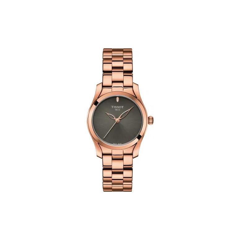 TISSOT Quartz Movement 30m Water Resistance Women's Watch 30mm Gray Dial Stainless Steel Case T112.210.33.061.00