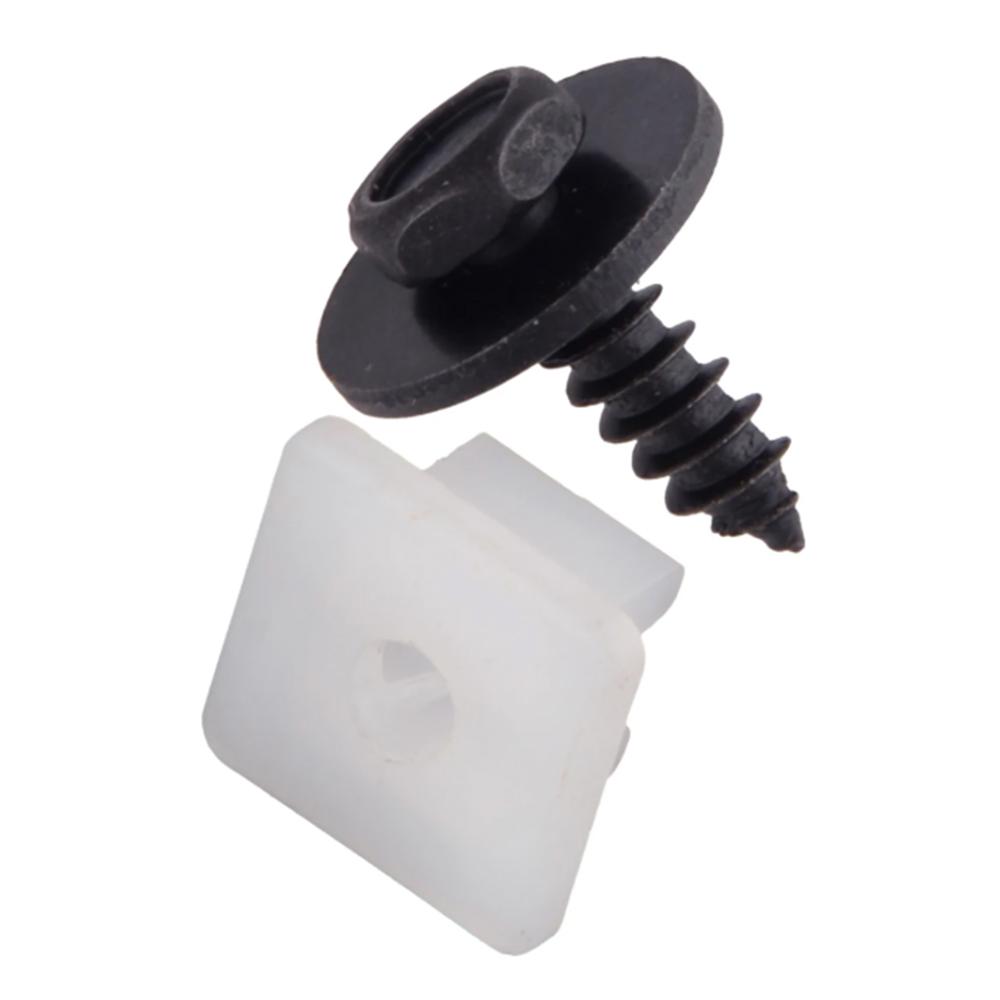 10 Set 90189-06193 90159-60498 Bumper Screw Nut Clips For Toyota