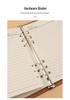 A5 Loose-Leaf Notebook with Logo - Business, Office & Student Planner with Detachable Coil, Ideal Corporate Gift
