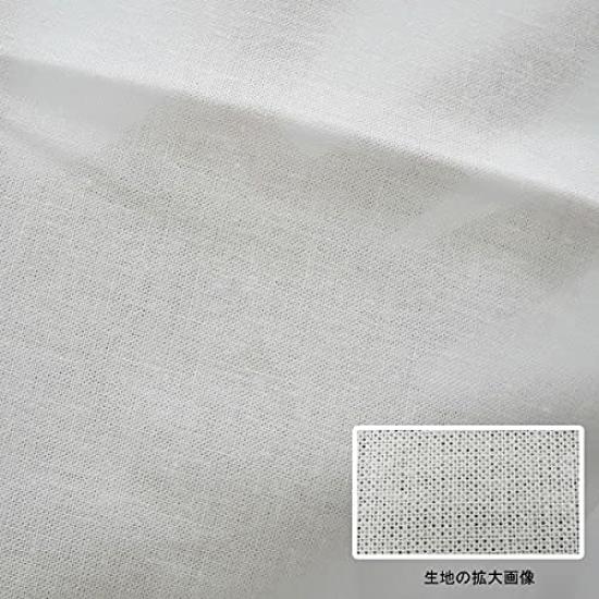 12 Tokuoka Tenugui 37cm x 92cm Alb Simplu Țesătură Albă L-standard (Textura fină)