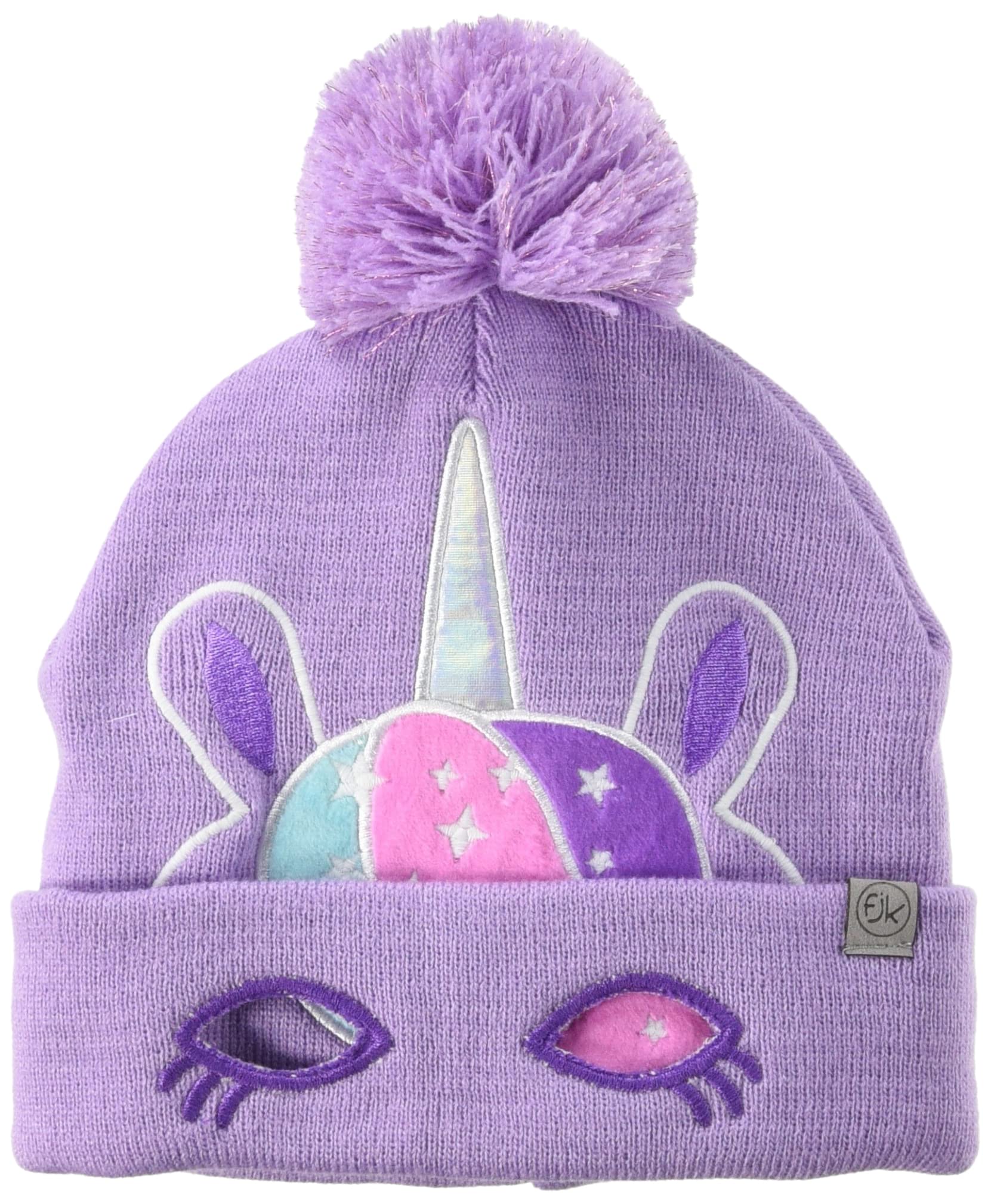 

Cold Weather Hat Knit Hat Kids Lilac [Flapjack Kids] бузковий