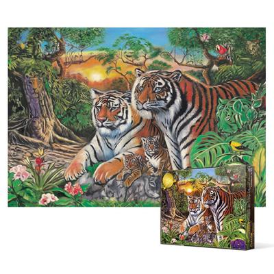 1000 Piece Jigsaw Puzzle / Forest Fierce Tiger Mountain Tiger, Popular Korean Puzzle