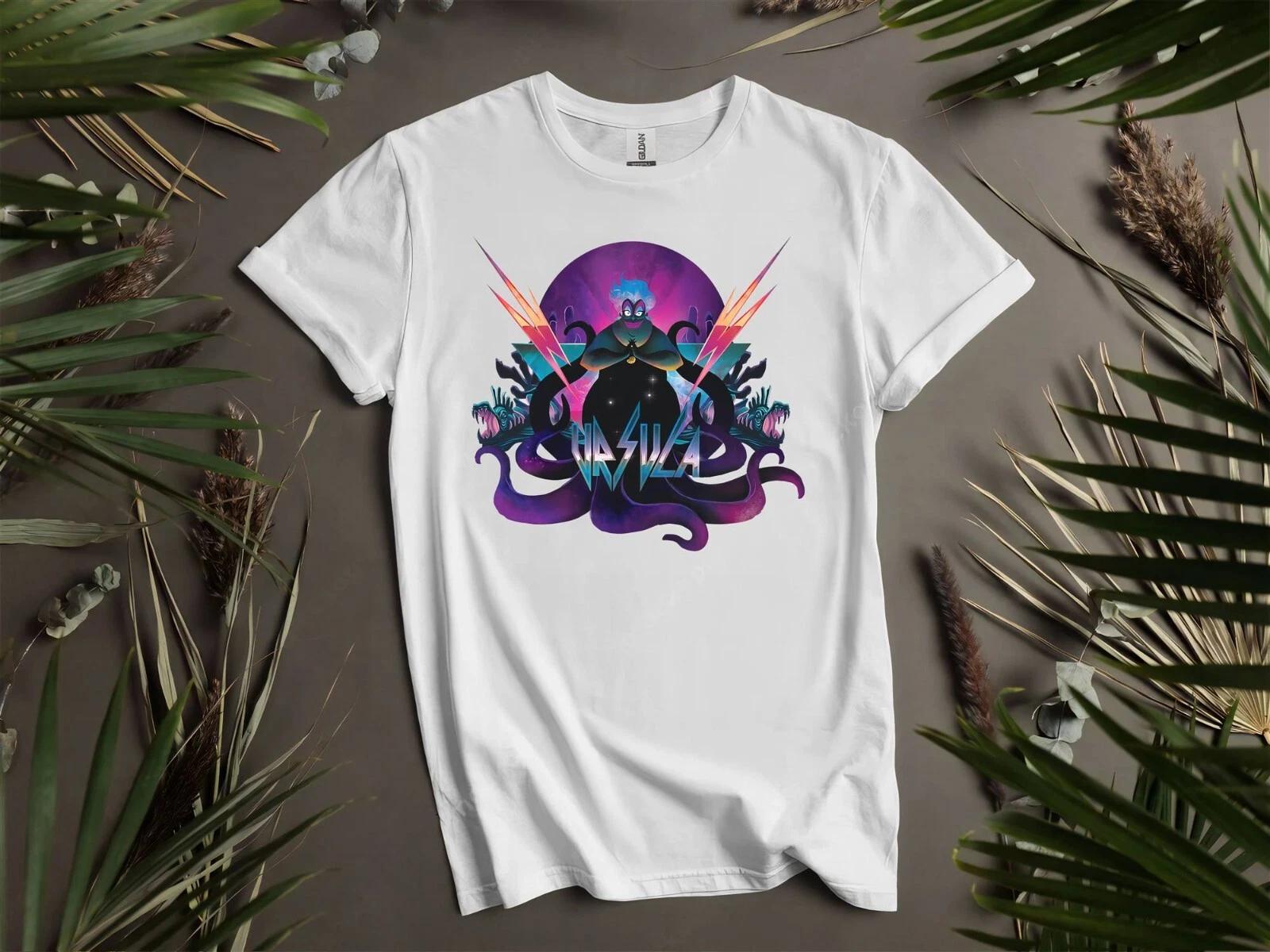 Disney Villains Ursula 90s Rock T-shirt T shirt Men Women Unisex Tshirt K434 XL