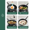 Maifan Stone Non-stick Wok Stir-fry Pan, Thickened Flat-bottom, Multi-layer Die-cast, Universal Stove Compatible.