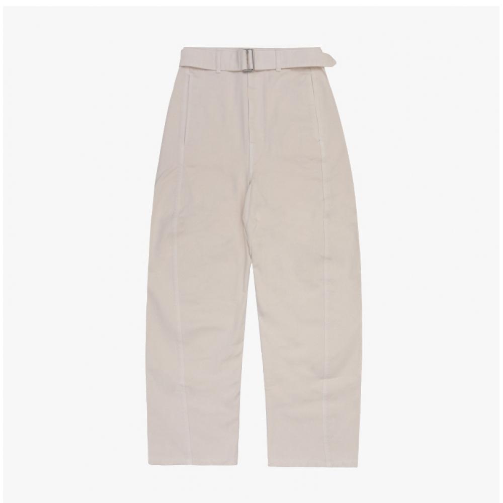 Lemaire Pa326 Ld1034 Wh004 Twist Belted Public Long Pants