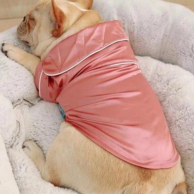 French Bulldog Clothes Spring Summer Dog Coat Jacket Cotton Pet Clothes Silk Shirt Pajamas Winter for Small Dogs Yorkies Coats