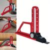 Adjustable Table Saw Depth Gauge 0-60mm W- Metric & Inch NC Laser Scale-Router Table Height Gauge Aluminum Alloy Measuring Gauge