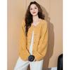 TonLion Women's Round Neck Knitted Cardigan