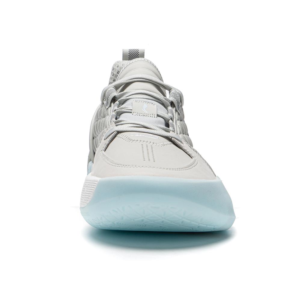 New LiNing All City 12 Encore Anti-Slip And Wear-Resistant Rebound Low-Top Basketball Shoes Men's Gray ABAU051-2