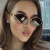 2PCS Women'S Square  Casual Retro YK2 Trendy Fashion Glasses Suitable for Driving Holiday Outfit