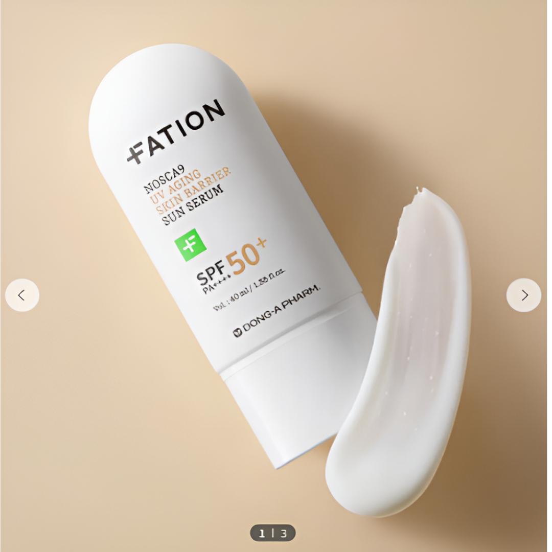 

[FATION] Noscana9 UV Aging Barrier Sun Serum Set 40 ml (+ 10 ml + Moisture Sun 10 ml)