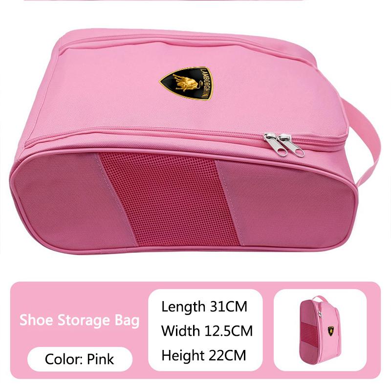 1pcs Car Emblem Sneaker Storage Bag Emblem Style Accessories For Lamborghini LP570 LP610 Urus LP700 LP770 Gallardo Aventador