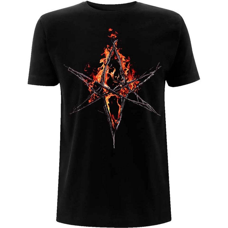 

Bring Me The Horizon T-Shirt: Flaming Hex OFFICIAL NEW S