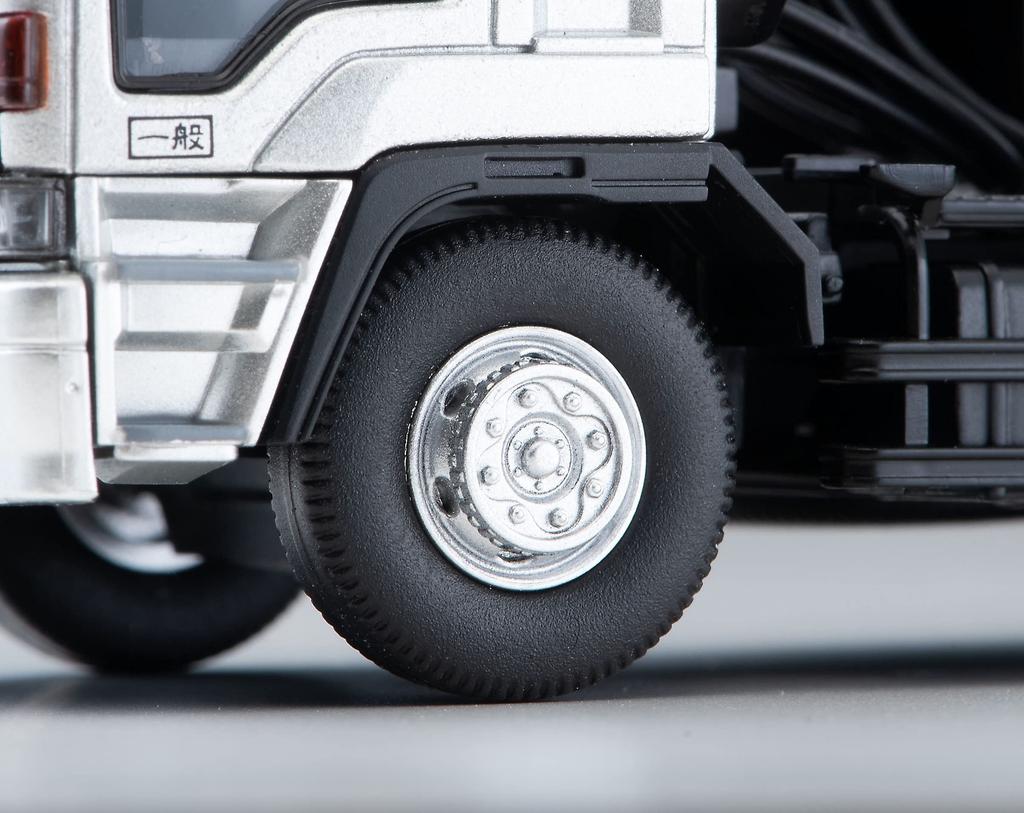 TOMYTEC Tomica Limited Vintage Neo Scale Isuzu 810EX Car Transporter Antico ASZ022 Vehicle Transport Trailer 1/64 LV-N225b (Silver) - (Assembled)