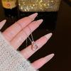 Fashion Light Luxury Titanium Steel Necklace Women'S High-End Pendant Sweet Temperament Collarbone Chain Does Not Fade Accessories