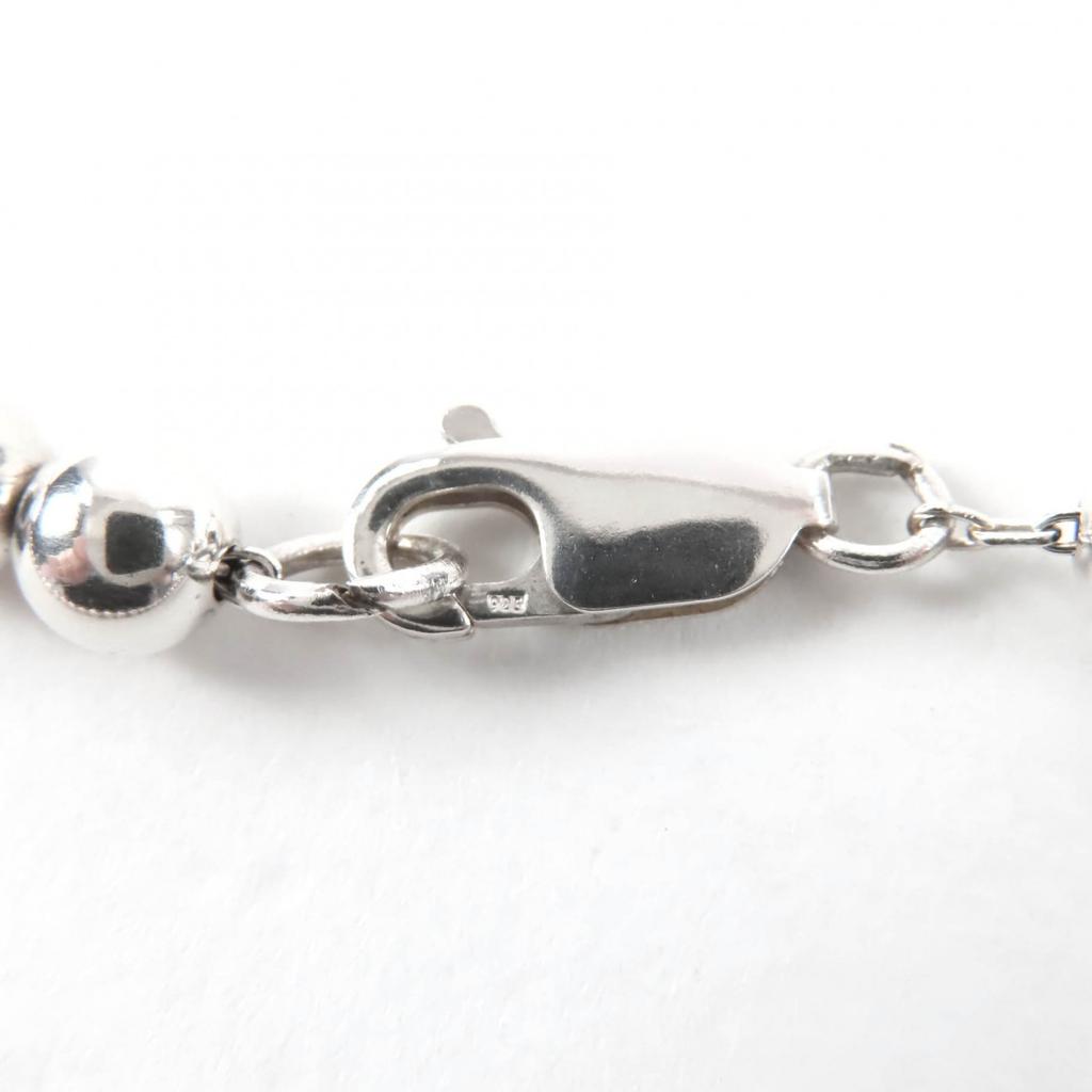 Great TIFFANY&Co. Necklace Graduated Ball Necklace Silver 925 Women Used