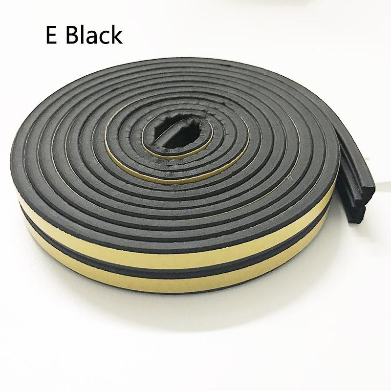 Home Soundproofing Door Foam Window Rubber 5M E Type Self Adhesive Seal Strip Home Soundproofing Door Foam Window Rubber 5M E Type Self Adhesive Seal Strip