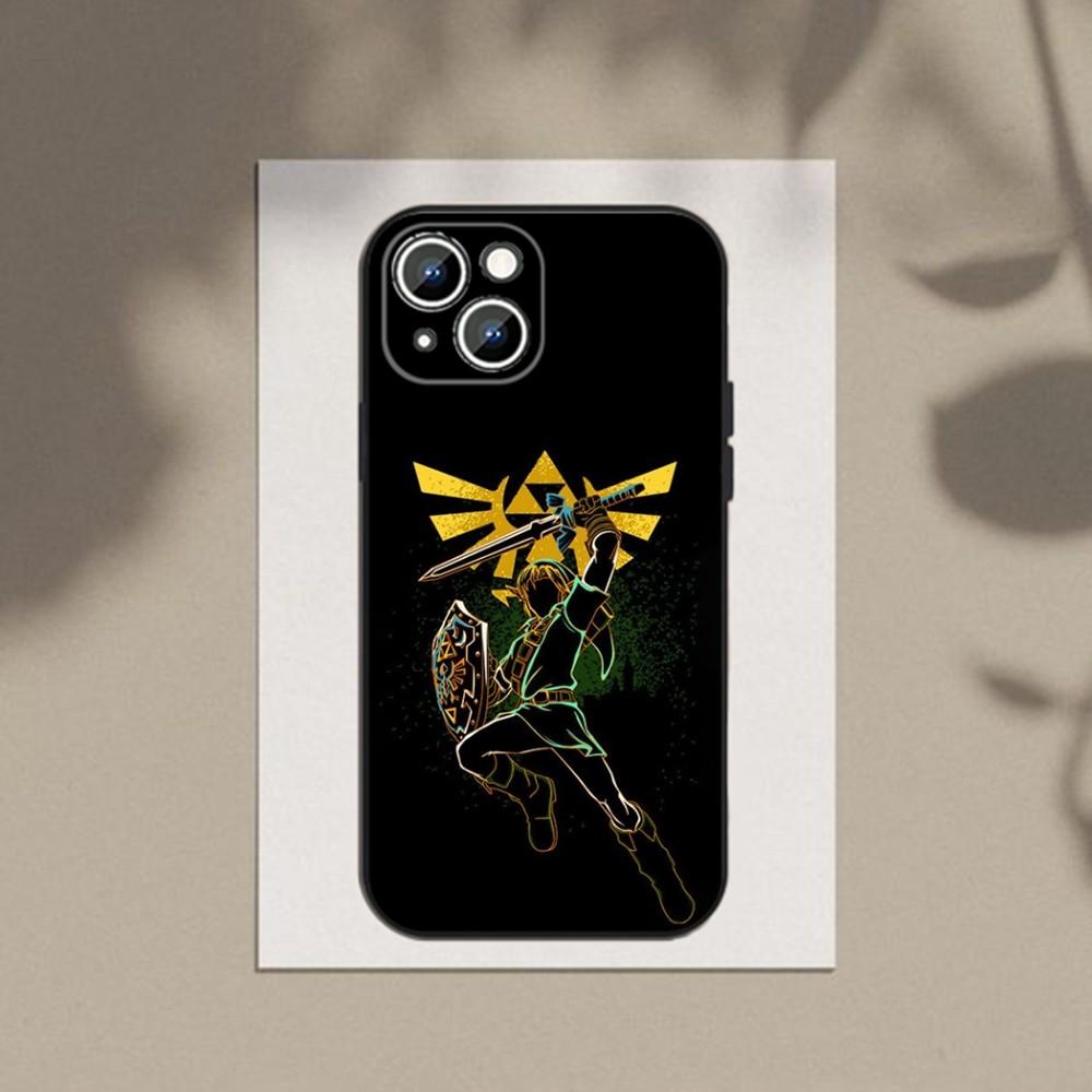 Z-Zeldas Game Phone Case Phone Case For Apple iPhone 15,14,13,12,11,XS,XR,X,8,7,Pro,Max,Plus,mini Silicone Black Cover