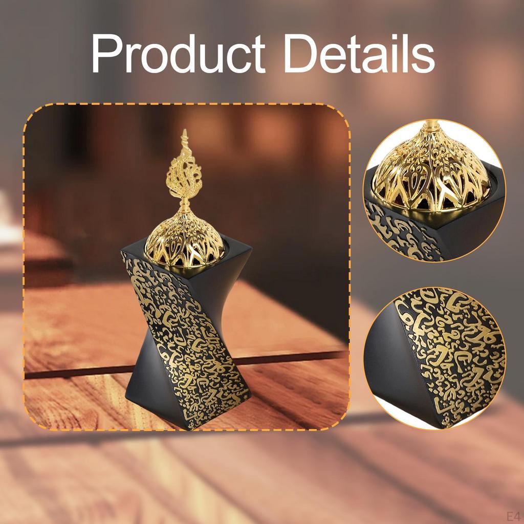 Burner Holder Gift Meditation Display Desk Ornament Censer Stand for Library Study Room Party Hotel