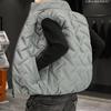 Feather Rong Cotton Vest Men's Autumn and Winter Stand-up Collar Warm Vest Korean Version Fashion Casual Large Size Men's Vest Men's Clothing