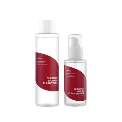 Kastanien BHA 0,9% Klärender Toner & AHA 8% Essenz Set 2 Artikel