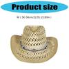 Fashionable Wide Brimmed Sun Hat With Openwork Braided Design Lightweight Paper Straw For Women Men Outdoor