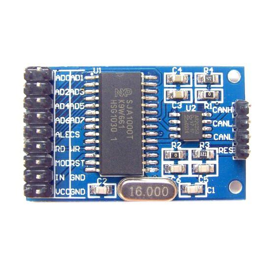 

CAN Communication Module SJA1000 + PCA82C250 CAN Bus Development Board 10*10*2 білий