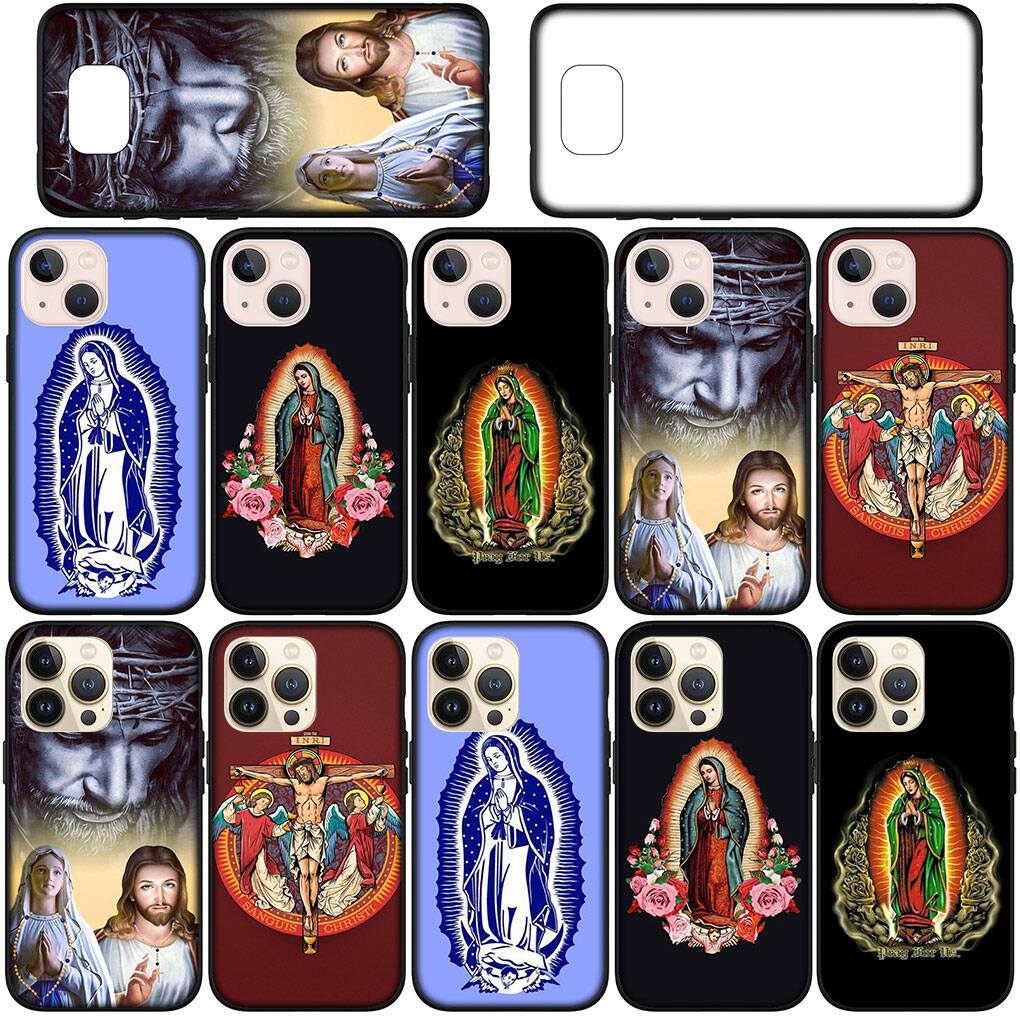 for Samsung Galaxy S25 S24 S23 S22 Ultra FE Plus A17 A37 A57 A56 A55 A06 A16 A15 A36 A26 A35 A05 A25 A54 A34 S9 Phone Case Virgen de Guadalupe Cover