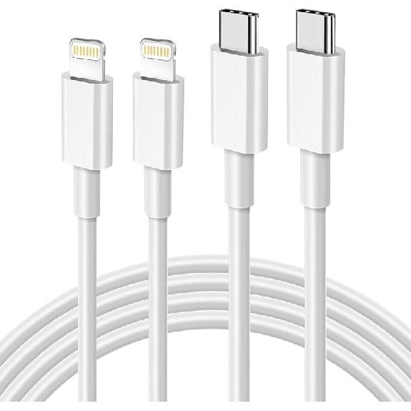 USB C to Lightning Cable 3FT 2Pack [Apple MFi Certified], Power Delivery iPhone Cables Type C iPhone Charger Cord Fast Charging Compatible iPhone 14 3FT