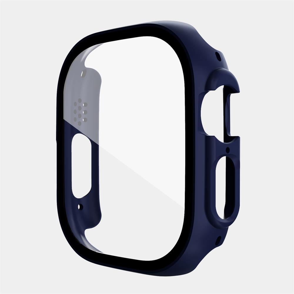 Glass+Case For Apple Watch Ultra 49mm Smartwatch PC Bumper+Screen Protector Tempered Cover Iwatch Series Ultra 2 3 Accessories