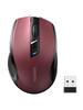 UGREEN Wireless Mouse, Bluetooth & 2.4GHz, Silent, 6 Buttons, 4000 DPI, 5-Level DPI Switching, Compatible with Windows PCs, Chromebooks, and More, Red