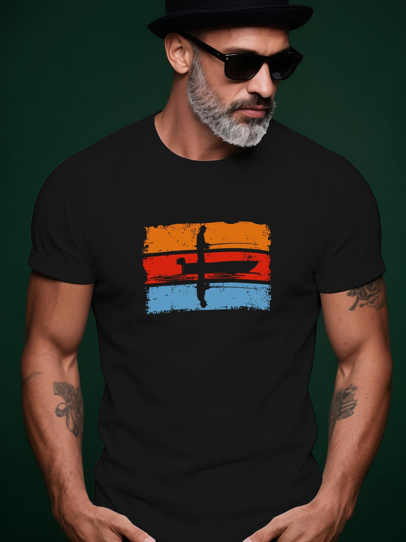 Short Sleeve Tshirt - Summer Solid Color Round Neck Tee S