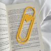 Heart-Shaped Oversized Paper Clip Bookmark PLA Page Marker Romantic Gift for Book Lovers Unique Reading Accessory for Journals Planners