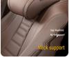 Car Headrest and Lumbar Support Pillow Set for Sports Seats - Chic and Comfortable for Girls