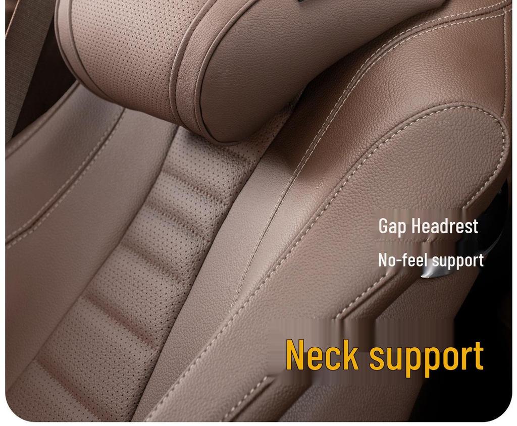 Car Headrest and Lumbar Support Pillow Set for Sports Seats - Chic and Comfortable for Girls