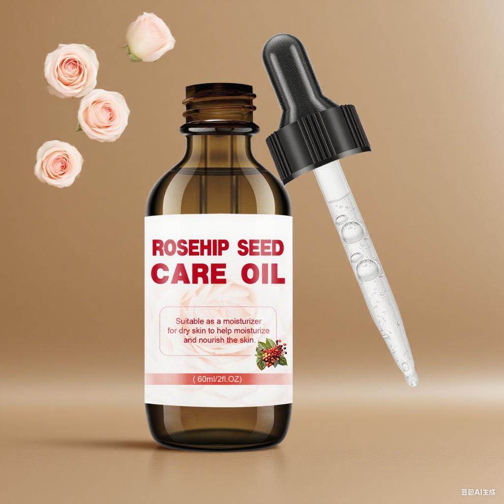 Rose Fruit Oil Conditioning Brightening Moisturizing Nourishing Plant Based Facial Care 60ML